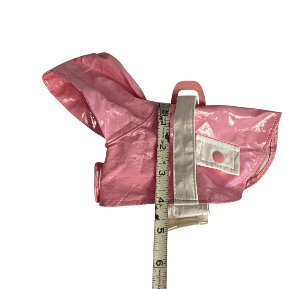 Pink & White Penn-Plax XXS Mini Dog Raincoat - Picture 11 of 13